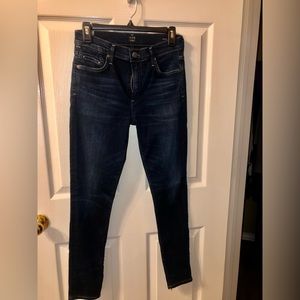 Citizens‎ of humanity rocket high rise skinny dark wash jeans 29. Made in USA
